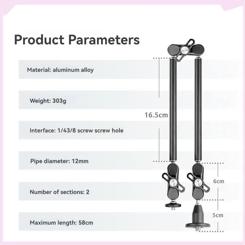 B24B Smartphone Bracket Magic Arm For Camera Articulated Flexible Wall Mount Desk Clamp Tablet Stand
B24B Smartphone Bracket Magic Arm For Camera Articulated Flexible Wall Mount Desk Clamp Tablet Stand