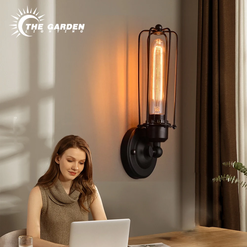 Retro Wall Lamp Vintage Industrial Iron Art Wall Light Bedside Lamp Living Room Wall Sconce LED E27 Indoor Wall Light Fixture
Retro Wall Lamp Vintage Industrial Iron Art Wall Light Bedside Lamp Living Room Wall Sconce LED E27 Indoor Wall Light Fixture