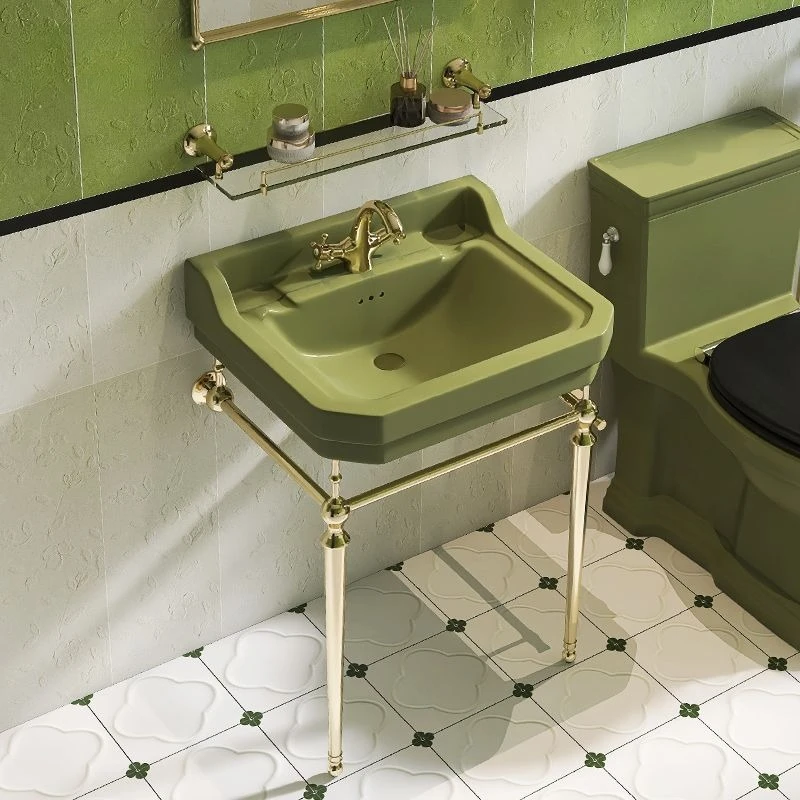 Retro ceramics, integrated washbasin with bracket, floor-to-ceiling washbasin
Retro ceramics, integrated washbasin with bracket, floor-to-ceiling washbasin