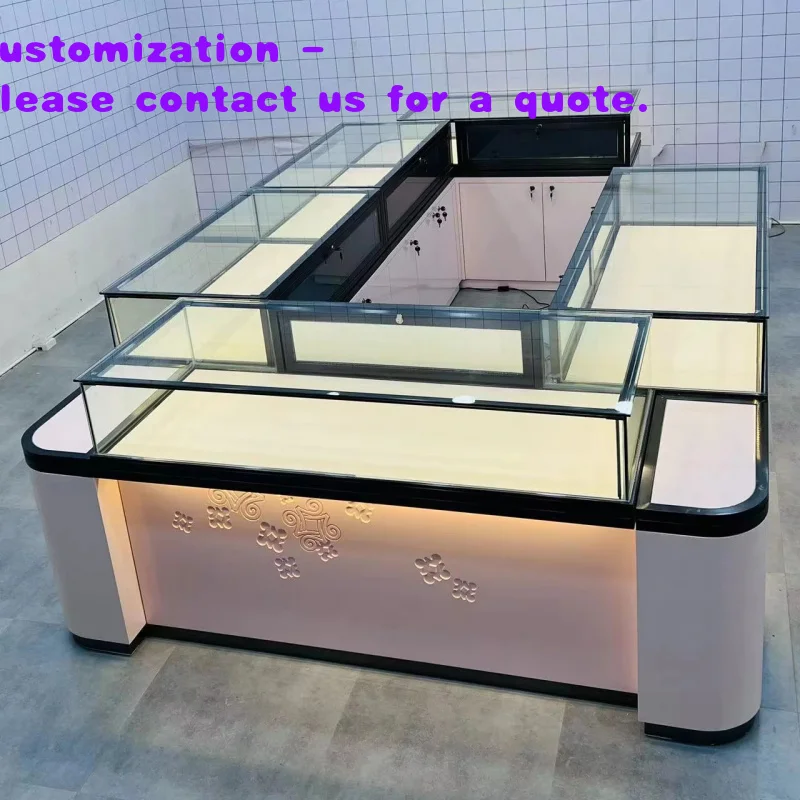 custom.Hongzhan Store's Silver & Glass Cabinet Showcase Jewellery Shops LED Lighting Interior Design Jewelry Display
custom.Hongzhan Store's Silver & Glass Cabinet Showcase Jewellery Shops LED Lighting Interior Design Jewelry Display