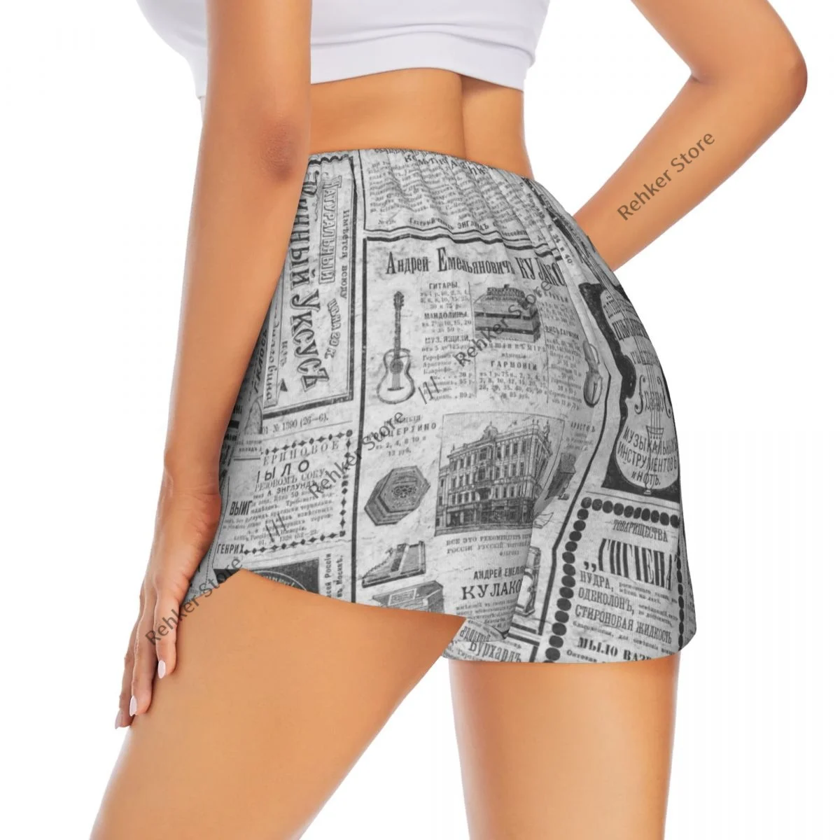 Women Yoga Shorts Vintage Newspaper Texture Workout Shorts Fitness quick-dry Ladies Yoga Gym Running Short Pants Sportswear
Women Yoga Shorts Vintage Newspaper Texture Workout Shorts Fitness quick-dry Ladies Yoga Gym Running Short Pants Sportswear