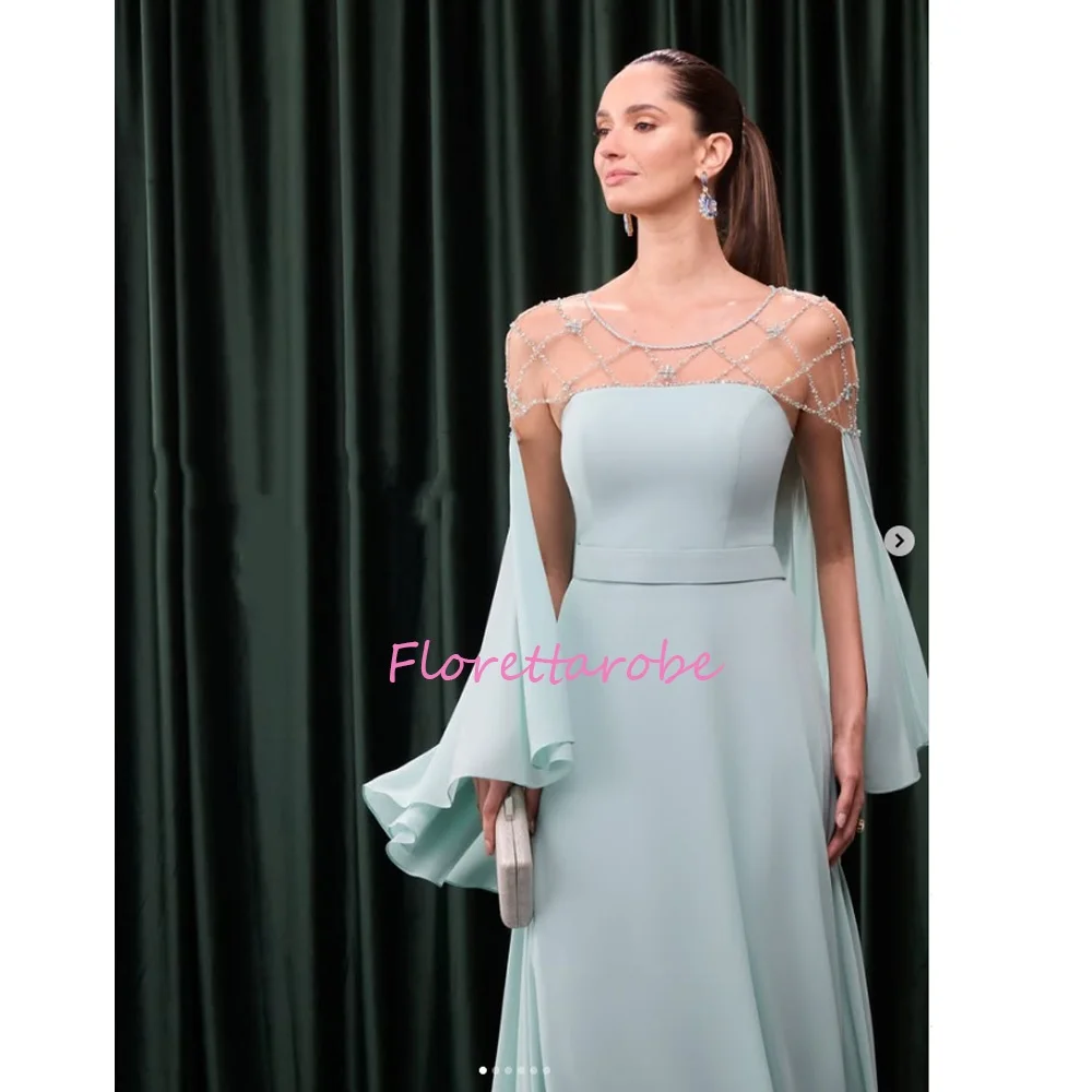 Customized Formal Classic Evening Dresses Rhinestone O-Neck A-Line Floor-length Elegant Party Modern Style Chiffon Prom Dresses
Customized Formal Classic Evening Dresses Rhinestone O-Neck A-Line Floor-length Elegant Party Modern Style Chiffon Prom Dresses