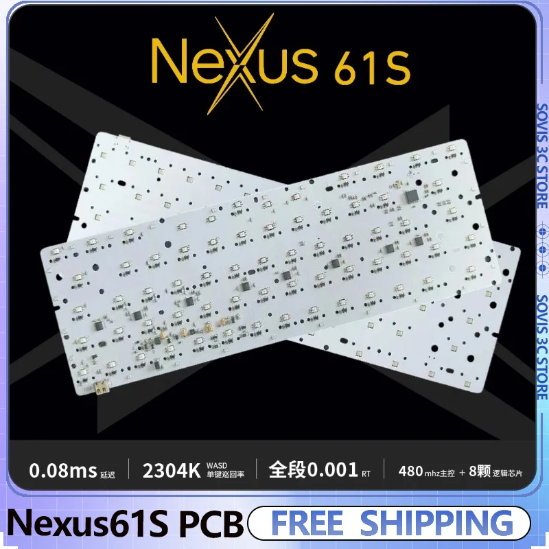 Nexus61S PCB 0.01RT Плата позиционирования клавиатуры Проводная магнитная ось Механическая клавиатура с возможностью горячей замены Пользовательские ПК Игровые киберспорты
Nexus61S PCB 0.01RT Плата позиционирования клавиатуры Проводная магнитная ось Механическая клавиатура с возможностью горячей замены Пользовательские ПК Игровые киберспорты