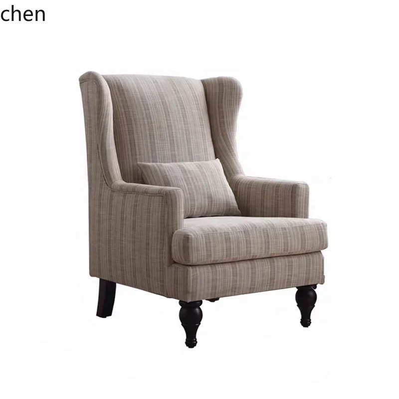 b2 cotton and linen living room striped casual solid wood balcony bedroom single sofa chair
b2 cotton and linen living room striped casual solid wood balcony bedroom single sofa chair