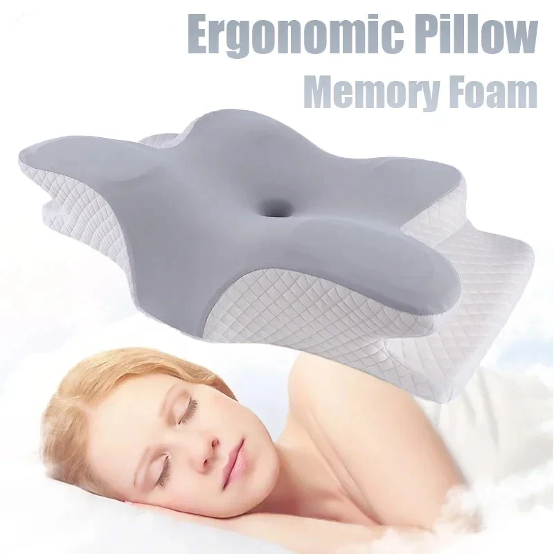 1pc Foam, 2 in 1 Ergonomic Contour Orthopedic Pillow Neck Pain Support Pillows Pillowcase
1pc Foam, 2 in 1 Ergonomic Contour Orthopedic Pillow Neck Pain Support Pillows Pillowcase