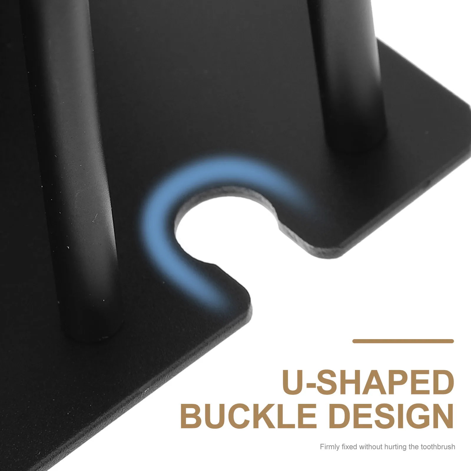 Wall-Mounted Toothbrush Holder Space Aluminum Rustproof Bathroom Rack Toothbrush Cups Toothpaste Organizer Punch-Free Cup Holder 
Wall-Mounted Toothbrush Holder Space Aluminum Rustproof Bathroom Rack Toothbrush Cups Toothpaste Organizer Punch-Free Cup Holder