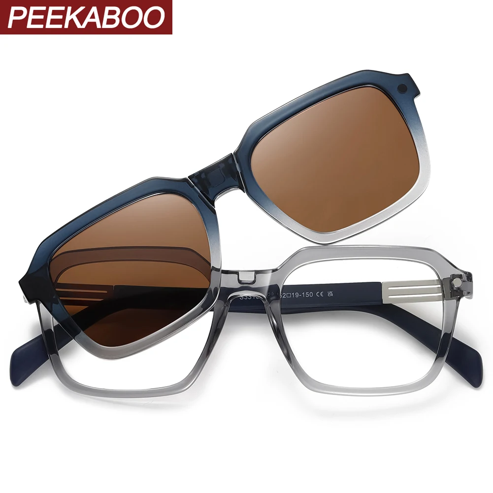 Peekaboo магнитные поляризационные солнцезащитные очки на клипсе TR90, складные квадратные солнцезащитные очки для мужчин, уличные, с защитой от синего света, для женщин, uv400
Peekaboo магнитные поляризационные солнцезащитные очки на клипсе TR90, складные квадратные солнцезащитные очки для мужчин, уличные, с защитой от синего света, для женщин, uv400
