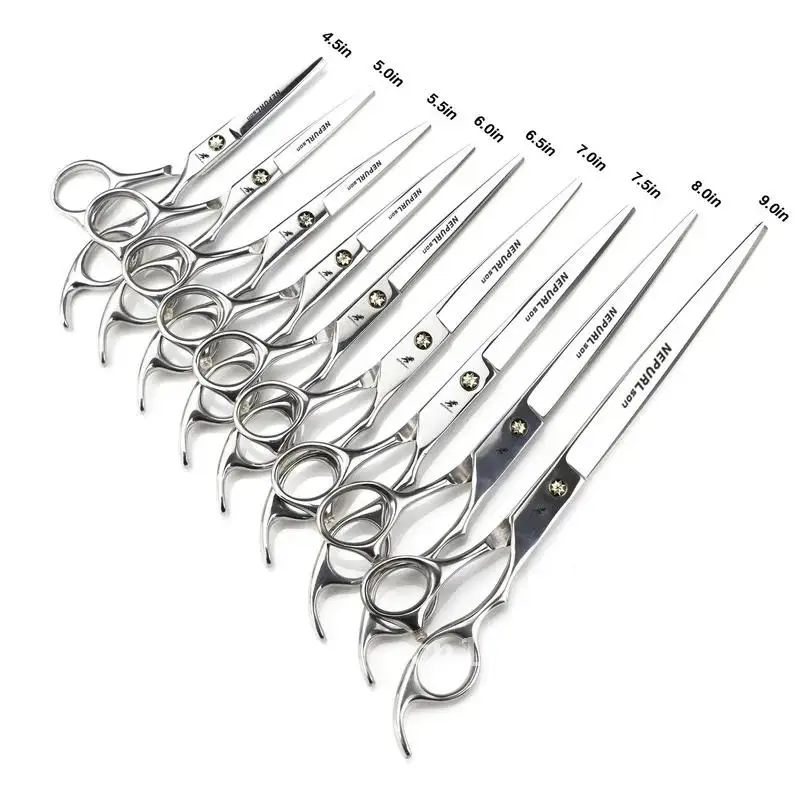Nepurlson 4.5/5/5.5/6/6.5/7/7.5/8/9 Inch Scissors Japan Professional Scissors Barber Hairdressing Set Cutting Shears Hair
Nepurlson 4.5/5/5.5/6/6.5/7/7.5/8/9 Inch Scissors Japan Professional Scissors Barber Hairdressing Set Cutting Shears Hair