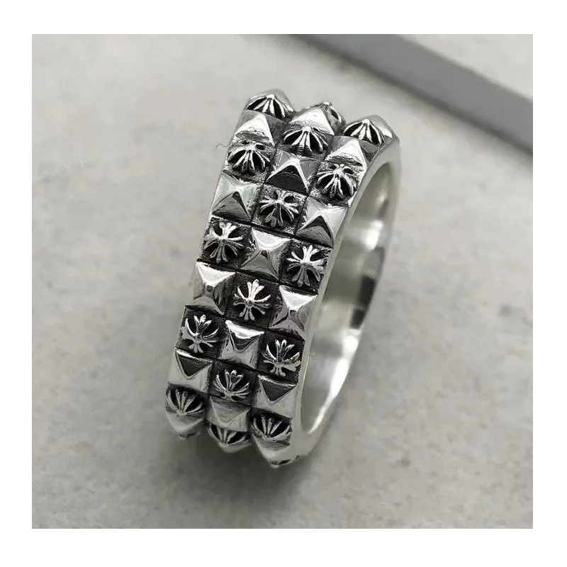 Chaoxuan Punk Cross Ring Ring Oblique Style Personalized Trendy Retro Thai Silver Ring for Male and Female Couples
Chaoxuan Punk Cross Ring Ring Oblique Style Personalized Trendy Retro Thai Silver Ring for Male and Female Couples