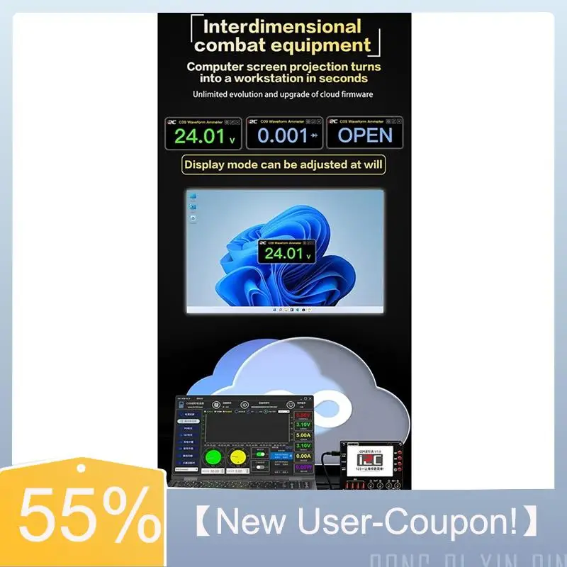 A81M Новый-I2C C09 Амперметр формы сигнала 0-40 В В Входной двухканальный тестер напряжения и тока 4-дюймовый тестер измерения быстрого сканирования диодов
A81M Новый-I2C C09 Амперметр формы сигнала 0-40 В В Входной двухканальный тестер напряжения и тока 4-дюймовый тестер измерения быстрого сканирования диодов