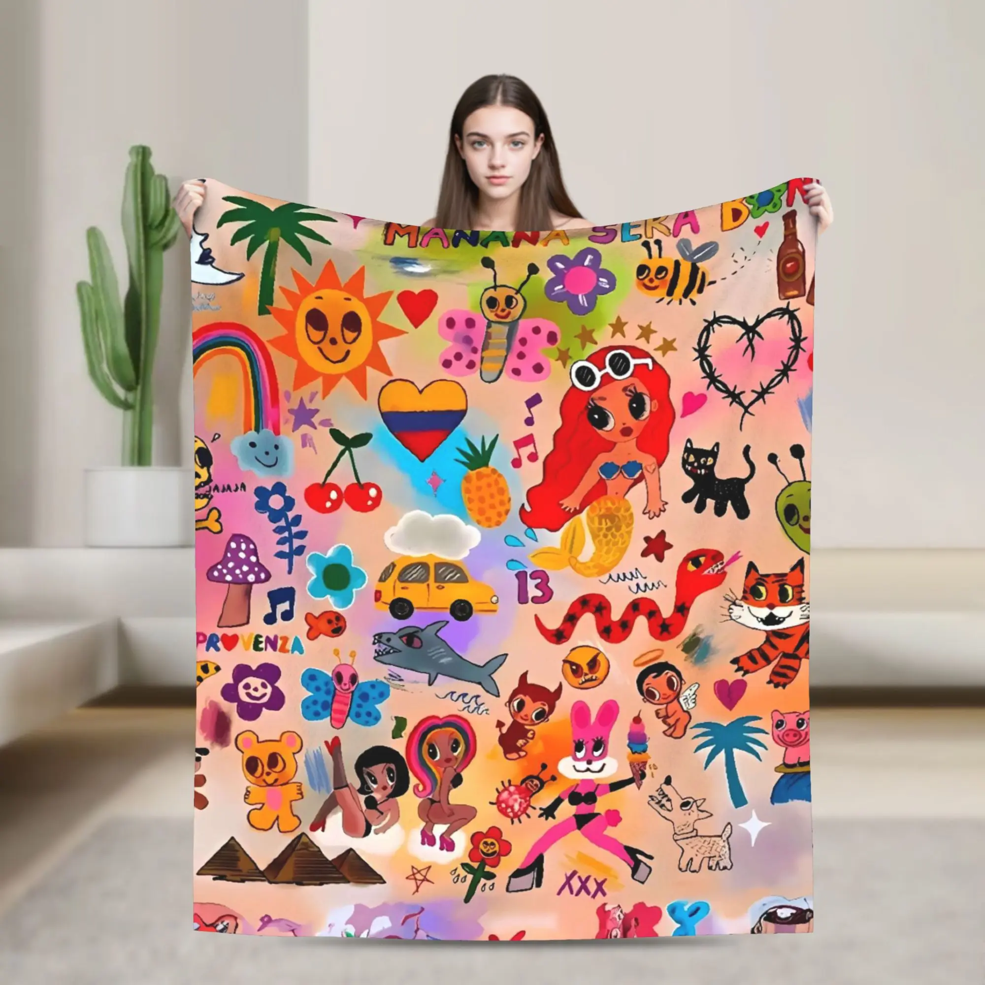 Manana Sera Bonito Karol G Blanket Picnic Flannel Bedding Throws For Living Room Soft Warm Design Quality Bedspread Gift
Manana Sera Bonito Karol G Blanket Picnic Flannel Bedding Throws For Living Room Soft Warm Design Quality Bedspread Gift