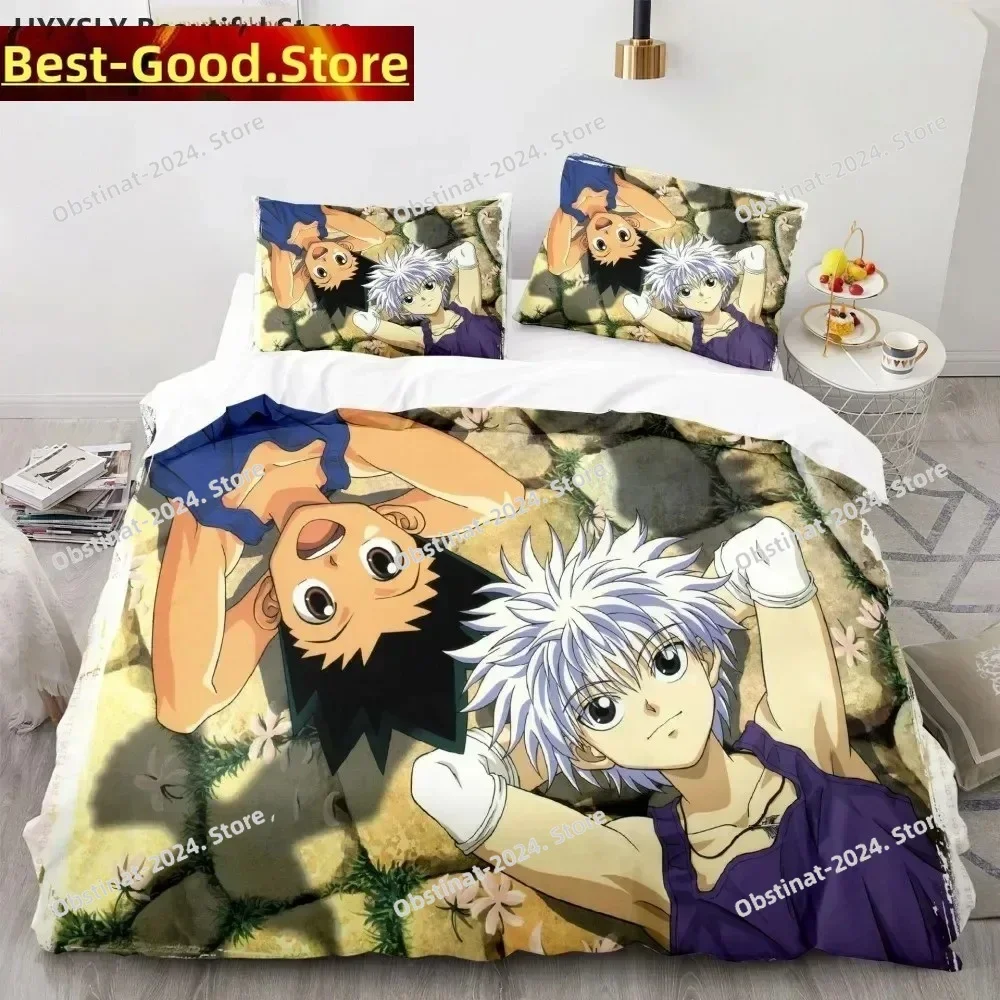 Hunter X Hunter 3D Japanese Anime Bedding Set Printed single Comforter Quilt Bed Cover Pillow Case 3 Pieces Sets Kids Adult Size
Hunter X Hunter 3D Japanese Anime Bedding Set Printed single Comforter Quilt Bed Cover Pillow Case 3 Pieces Sets Kids Adult Size