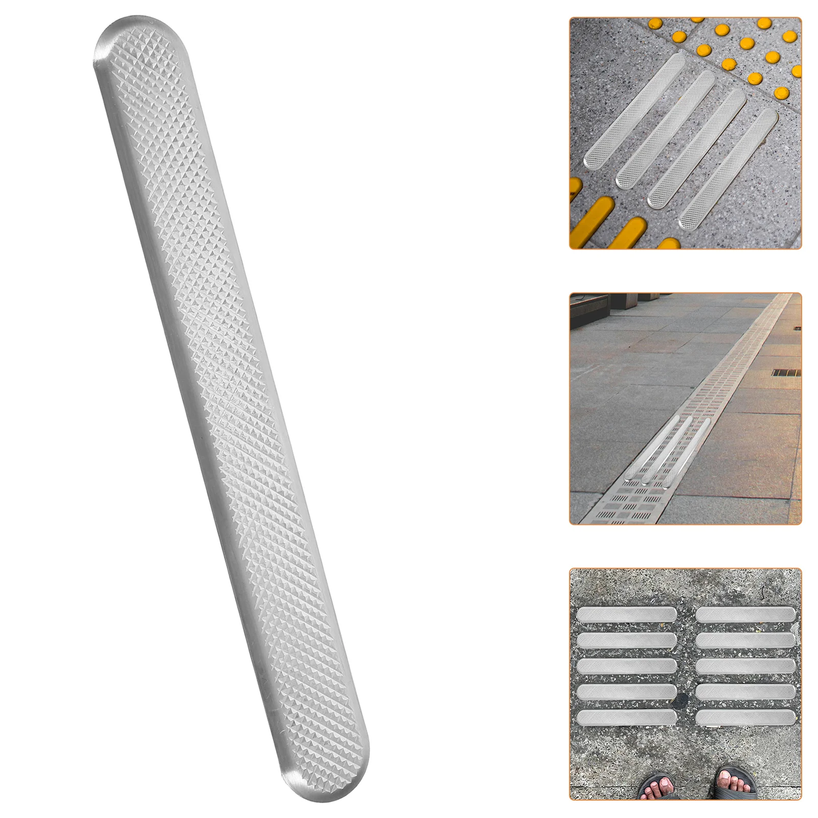 4Pcs Tactile Paving Strips Stainless Steel Blind Pathway Boards for High-Traffic Public Areas Slip-Resistant Easy Install Floor
4Pcs Tactile Paving Strips Stainless Steel Blind Pathway Boards for High-Traffic Public Areas Slip-Resistant Easy Install Floor