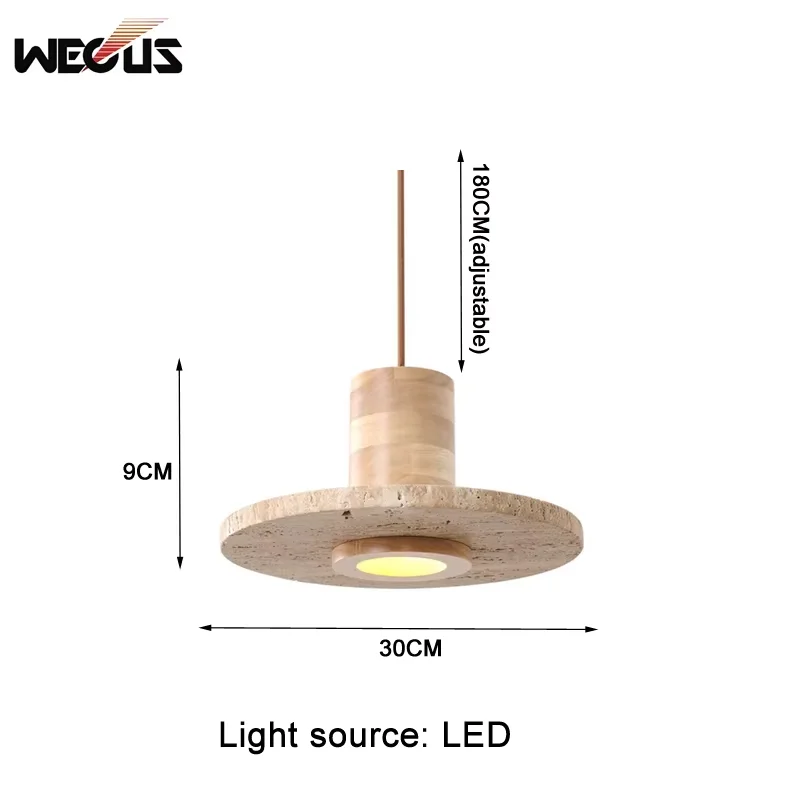 Wabi-Sabi Yellow Travertine Mid-Century Pendant Light American Vintage Bar Dining Premium Bedroom Study Bedside Lighting
Wabi-Sabi Yellow Travertine Mid-Century Pendant Light American Vintage Bar Dining Premium Bedroom Study Bedside Lighting
