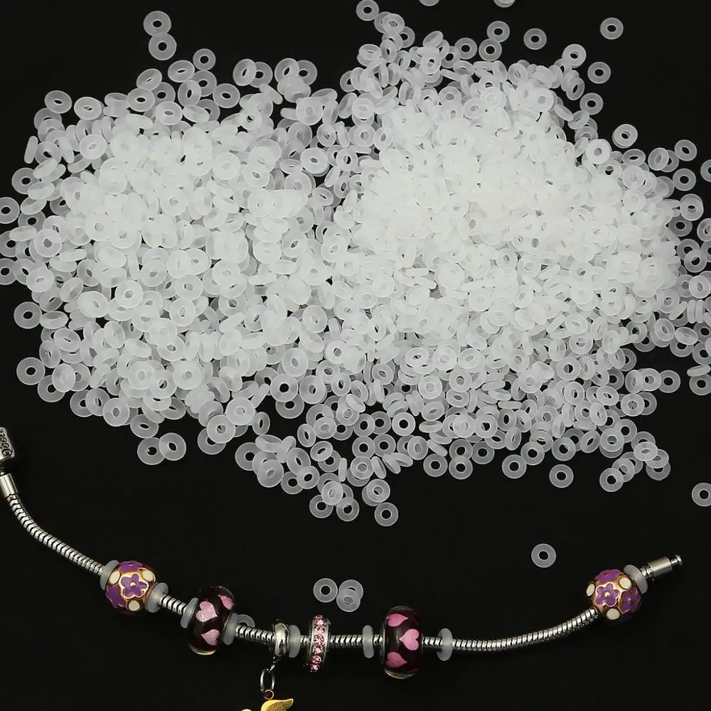 25 pieces per pack, white silicone clip accessories, safety stoppers, silicone spacer beads, suitable for 2mm holes, for beaded bracelets, necklaces and jewelry making - beading supplies
25 pieces per pack, white silicone clip accessories, safety stoppers, silicone spacer beads, suitable for 2mm holes, for beaded bracelets, necklaces and jewelry making - beading supplies