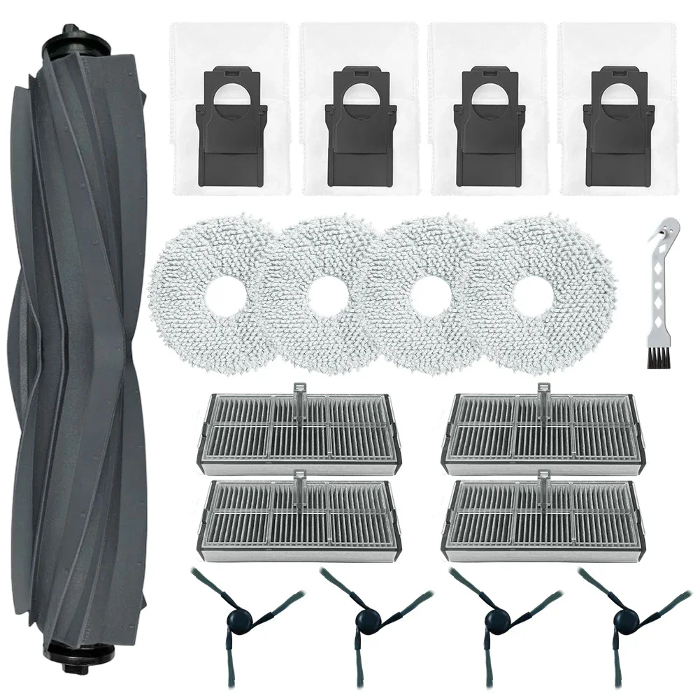 Replacement Parts Kit For Mova E40 Ultra Robot Vacuum With Main Brush HEPA Filters Side Brushes Wiper Pads And Dust Bags
Replacement Parts Kit For Mova E40 Ultra Robot Vacuum With Main Brush HEPA Filters Side Brushes Wiper Pads And Dust Bags