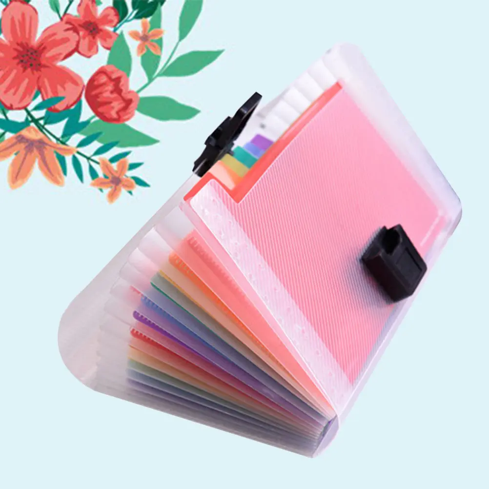 2Pcs Rainbow Accordion File Organizer Large Capacity Document Holder Expandable 13 Pockets Portable A6 Document File Organizer
2Pcs Rainbow Accordion File Organizer Large Capacity Document Holder Expandable 13 Pockets Portable A6 Document File Organizer