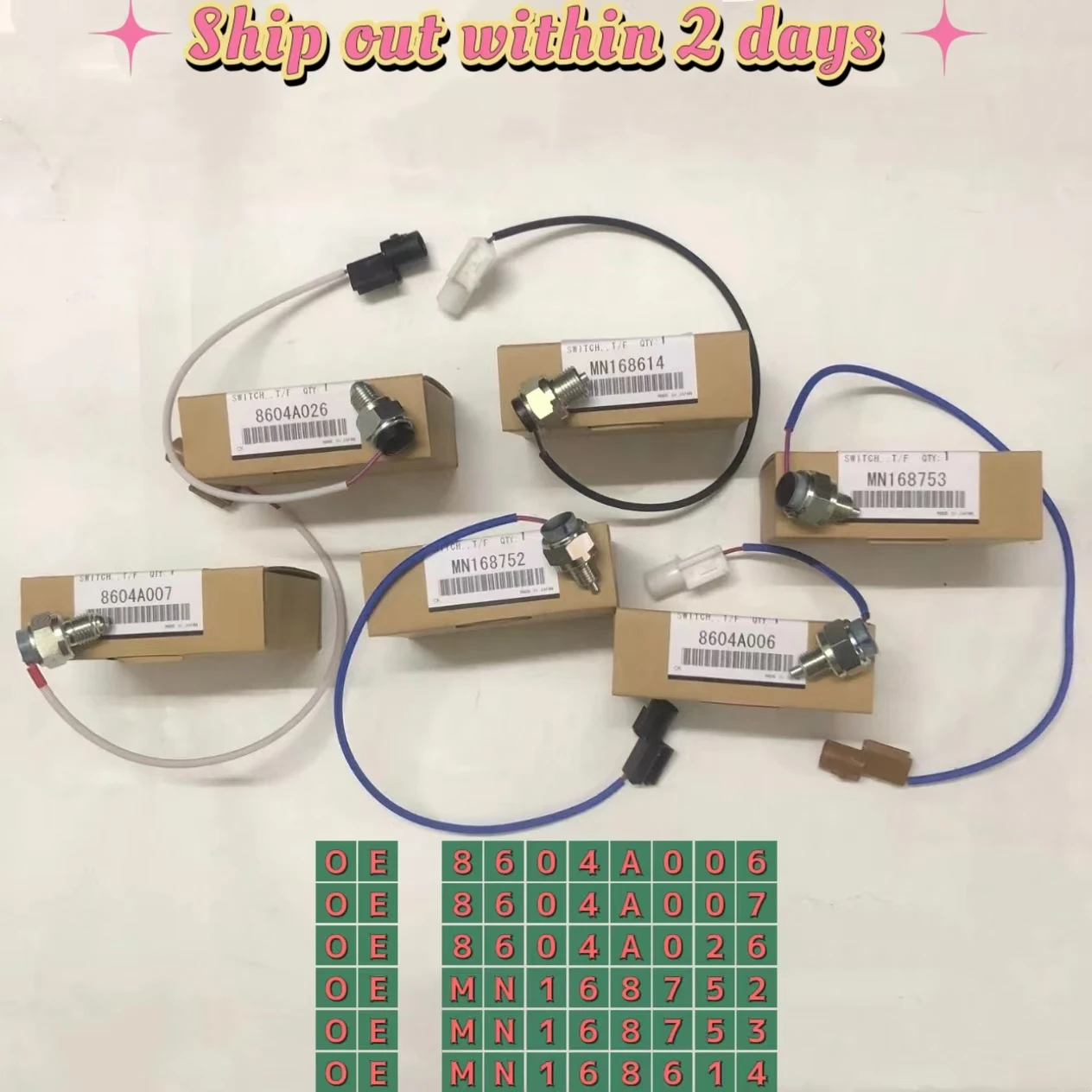 6pcs Transfer Case Shift 4WD Switch For Mitsubishi Pajero Sport Montero KB4T KB8T KH4W KH6W KH9W 8604A006 8604A007 8604A026
6pcs Transfer Case Shift 4WD Switch For Mitsubishi Pajero Sport Montero KB4T KB8T KH4W KH6W KH9W 8604A006 8604A007 8604A026