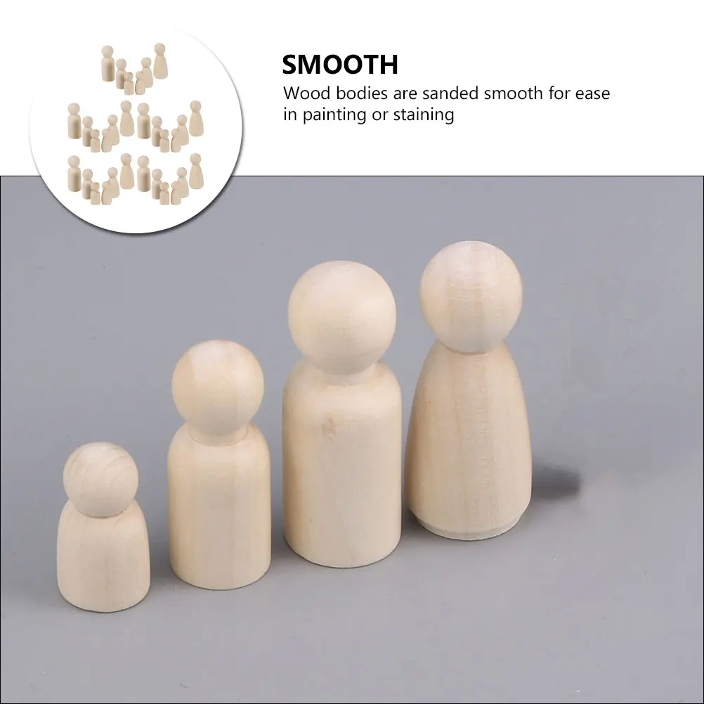 30pcs Wooden Graffiti DIY Unfinished Wood Craft Painting Puppets Kids Manual Drawing Toy for Crafts Lovers Eco-Friendly
30pcs Wooden Graffiti DIY Unfinished Wood Craft Painting Puppets Kids Manual Drawing Toy for Crafts Lovers Eco-Friendly