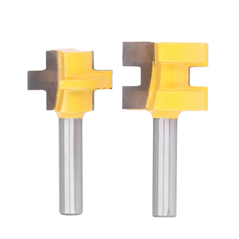 Squares Tooth Tenon Router Bit T Slot Flooring Routers Bits Woodworking Milling Cutter 1-1/8in Diameter
Squares Tooth Tenon Router Bit T Slot Flooring Routers Bits Woodworking Milling Cutter 1-1/8in Diameter