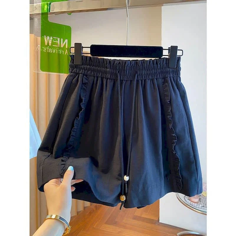 Solid Shorts Women 2026 Summer Workwear Vintage A-line Ruffle Design Wide Leg Pants Casual Cargo Shorts Loose Women Clothing
Solid Shorts Women 2026 Summer Workwear Vintage A-line Ruffle Design Wide Leg Pants Casual Cargo Shorts Loose Women Clothing
