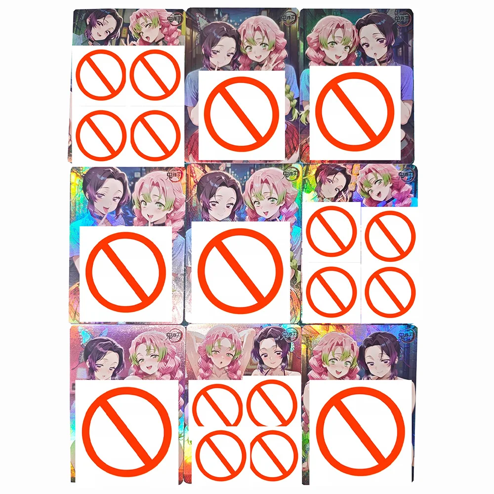 9pcs/set Demon Slayer Kochou Shinobu Kanroji Mitsuri DIY self-made Color Flash Card Anime Game Collection Card Gift Toy 63*88mm
9pcs/set Demon Slayer Kochou Shinobu Kanroji Mitsuri DIY self-made Color Flash Card Anime Game Collection Card Gift Toy 63*88mm