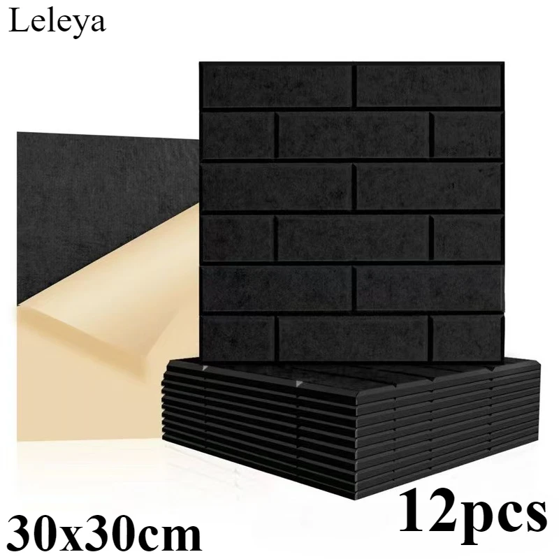 Brick Texture Soundproof Wall Decoration Felt Board for Sound Absorption Echo Reduction Background Self-adhesive Wall Stickers
Brick Texture Soundproof Wall Decoration Felt Board for Sound Absorption Echo Reduction Background Self-adhesive Wall Stickers