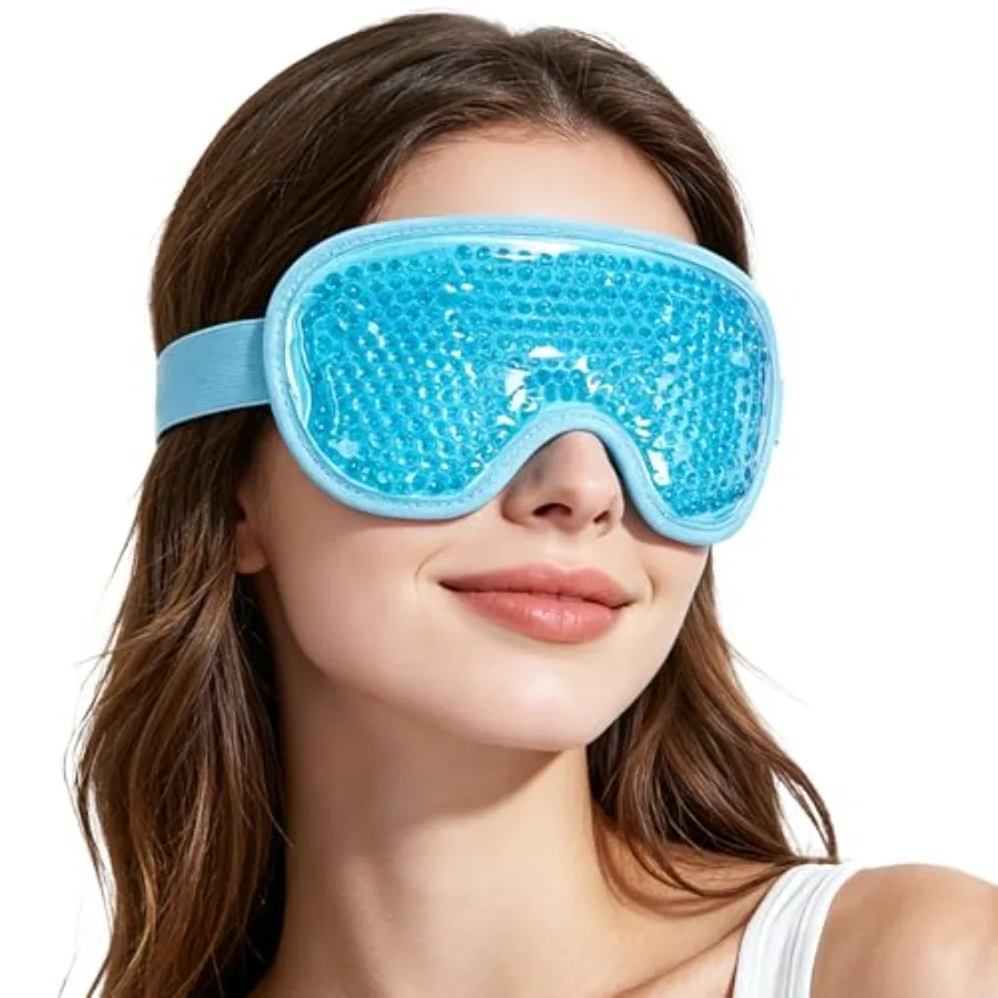 Cooling Eye Mask for Puffy Eyes, Cold Eye Mask Eye Ice Pack for After Eyes Surgery, Tension Stress Relief, Itchy Eyes, Headache
Cooling Eye Mask for Puffy Eyes, Cold Eye Mask Eye Ice Pack for After Eyes Surgery, Tension Stress Relief, Itchy Eyes, Headache