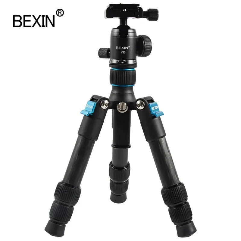BEXIN MS28C Mini Carbon Fiber Desktop Tripod Lightweight Travel Video Tripod Stand with Ball Head for DSLR Camera Mobile Phone
BEXIN MS28C Mini Carbon Fiber Desktop Tripod Lightweight Travel Video Tripod Stand with Ball Head for DSLR Camera Mobile Phone