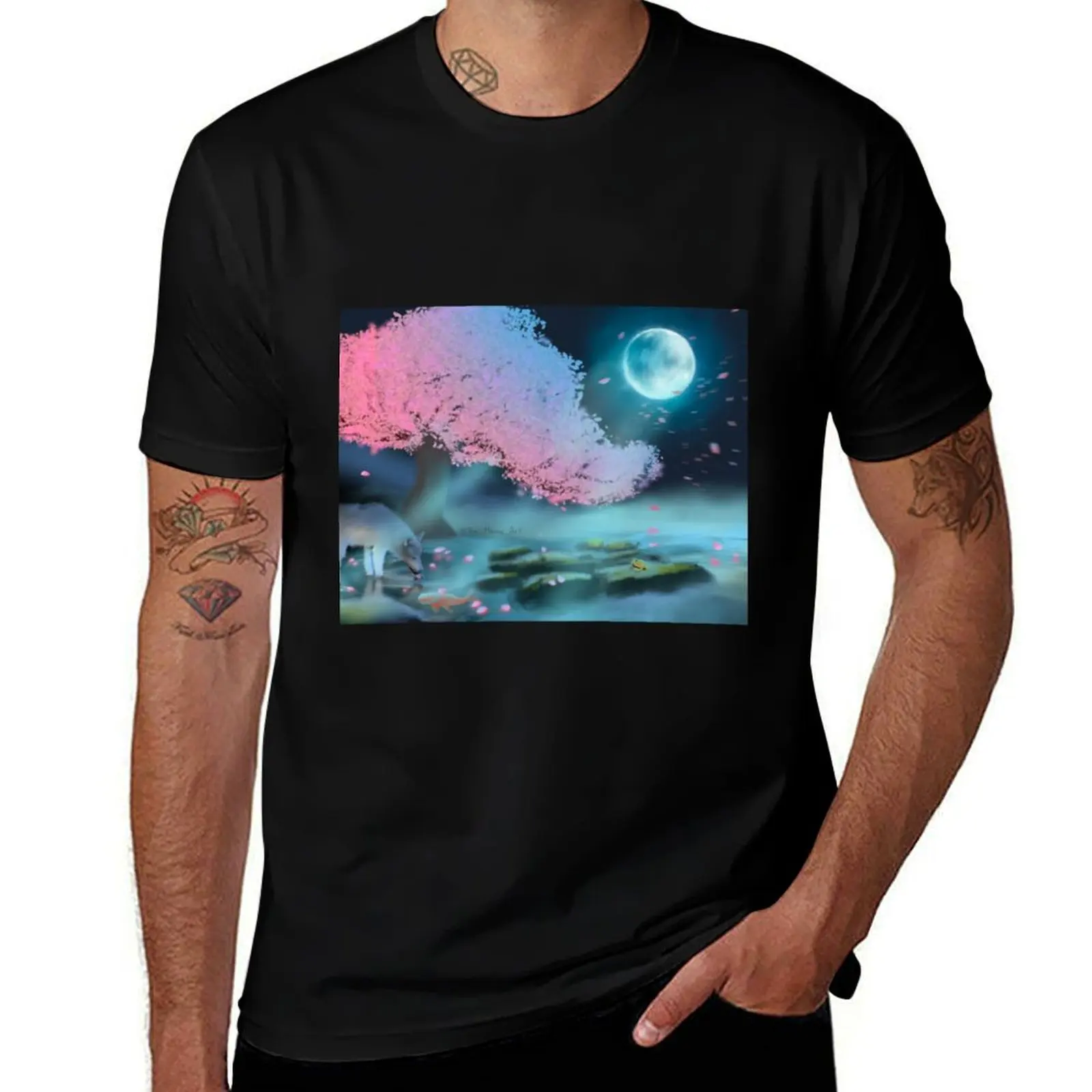 shirt funny shirts cotton T-Shirt for t shirts graphic funny t Drawing T-Shirt Wolf t Scenic man Moonlight Tree man luxury
shirt funny shirts cotton T-Shirt for t shirts graphic funny t Drawing T-Shirt Wolf t Scenic man Moonlight Tree man luxury