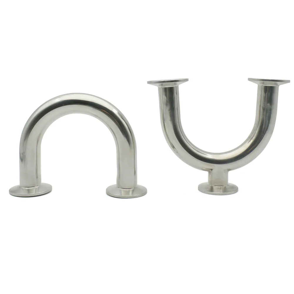 19/25/32/38/45/51mm Sanitary Grade U-bend, U-3-way Bend, 304 Stainless Steel Three Clip U-bend Joint
19/25/32/38/45/51mm Sanitary Grade U-bend, U-3-way Bend, 304 Stainless Steel Three Clip U-bend Joint