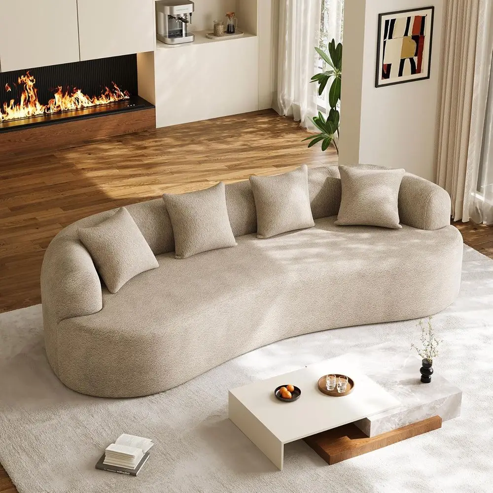 Oversized Sectional Sofa for Living Room, Modern Luxury Plush Chenille 4-Seater Extra Deep & Wide Seat Curved Cloud Couch with 4
Oversized Sectional Sofa for Living Room, Modern Luxury Plush Chenille 4-Seater Extra Deep & Wide Seat Curved Cloud Couch with 4