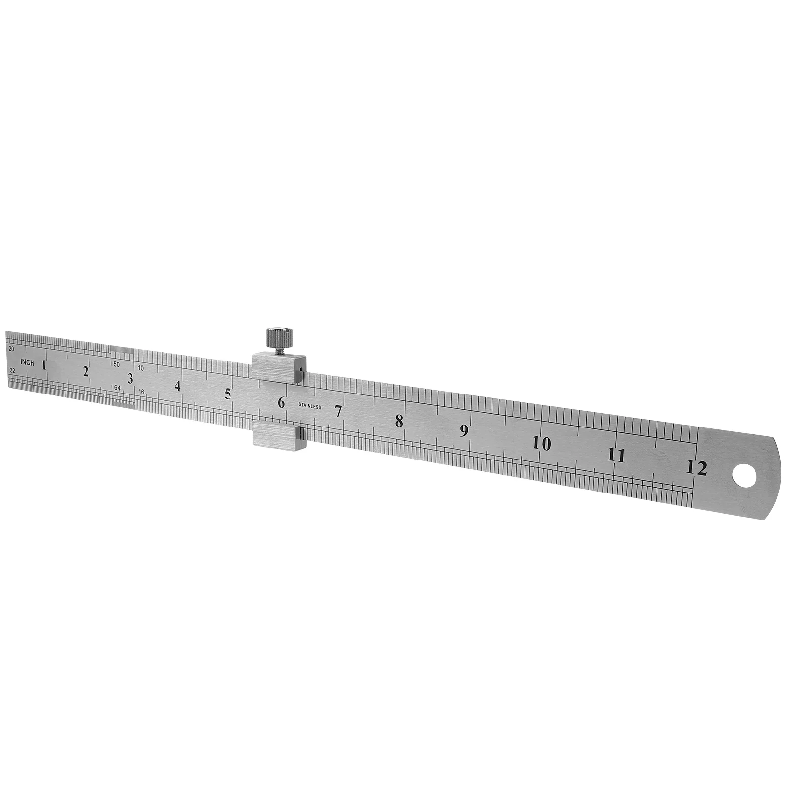1 set Thickened Steel Plate Ruler Slide Measuring Tool for Engineers Architects Woodworking Office Stainless Metal
1 set Thickened Steel Plate Ruler Slide Measuring Tool for Engineers Architects Woodworking Office Stainless Metal