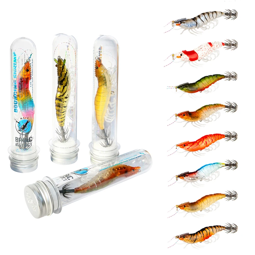 10 Piece/box Squid Jig Lures 10g 8cm Slow Sinking Saltwater ABS Luminous Wood Shrimp, Artificial Quality Squid Jigs
10 Piece/box Squid Jig Lures 10g 8cm Slow Sinking Saltwater ABS Luminous Wood Shrimp, Artificial Quality Squid Jigs
