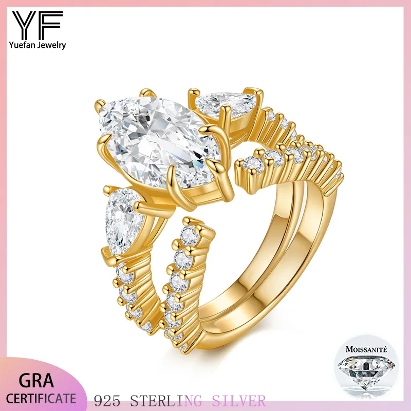 S925 Серебряное женское кольцо с конским глазом и 3 каратами из муассанита, женское обручальное кольцо из 18-каратного золота с покрытием D VVS и сертификатом ГАР
S925 Серебряное женское кольцо с конским глазом и 3 каратами из муассанита, женское обручальное кольцо из 18-каратного золота с покрытием D VVS и сертификатом ГАР