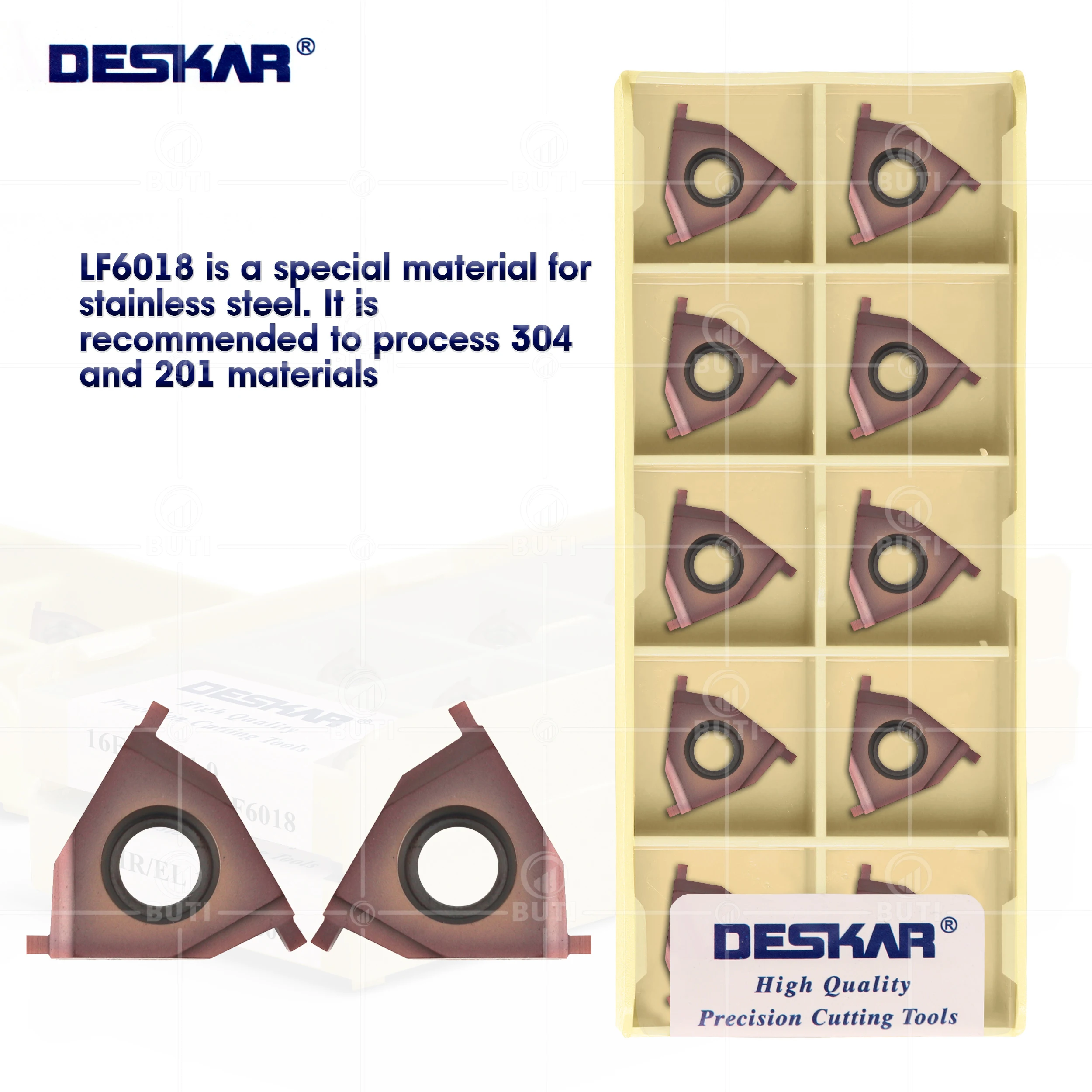 DESKAR 100% оригинальный 16ER/IL 16IR/EL 0,7-3,0 LF6018 токарный станок с ЧПУ, резак, вставки, токарный инструмент мелкие карбидные прорезные лезвия
DESKAR 100% оригинальный 16ER/IL 16IR/EL 0,7-3,0 LF6018 токарный станок с ЧПУ, резак, вставки, токарный инструмент мелкие карбидные прорезные лезвия