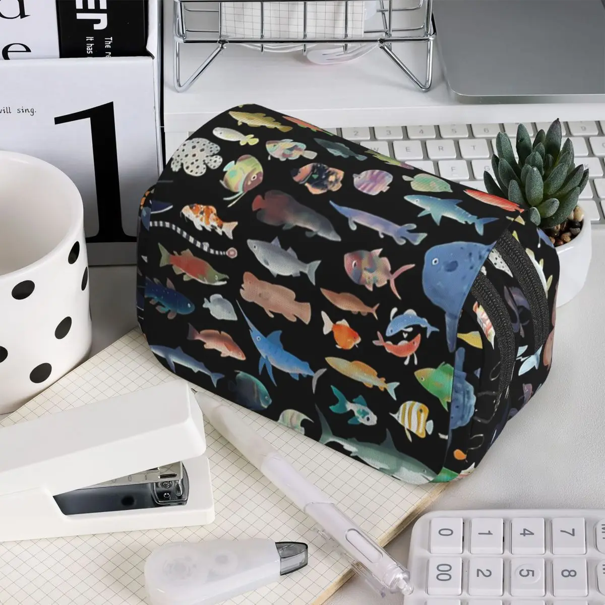 One Hundred Fish Ocean Life Scuba Diving Pencil Case for Students Gifts Pen Box Pencil Bag Stationery Supplies Pen Holder Bag
One Hundred Fish Ocean Life Scuba Diving Pencil Case for Students Gifts Pen Box Pencil Bag Stationery Supplies Pen Holder Bag