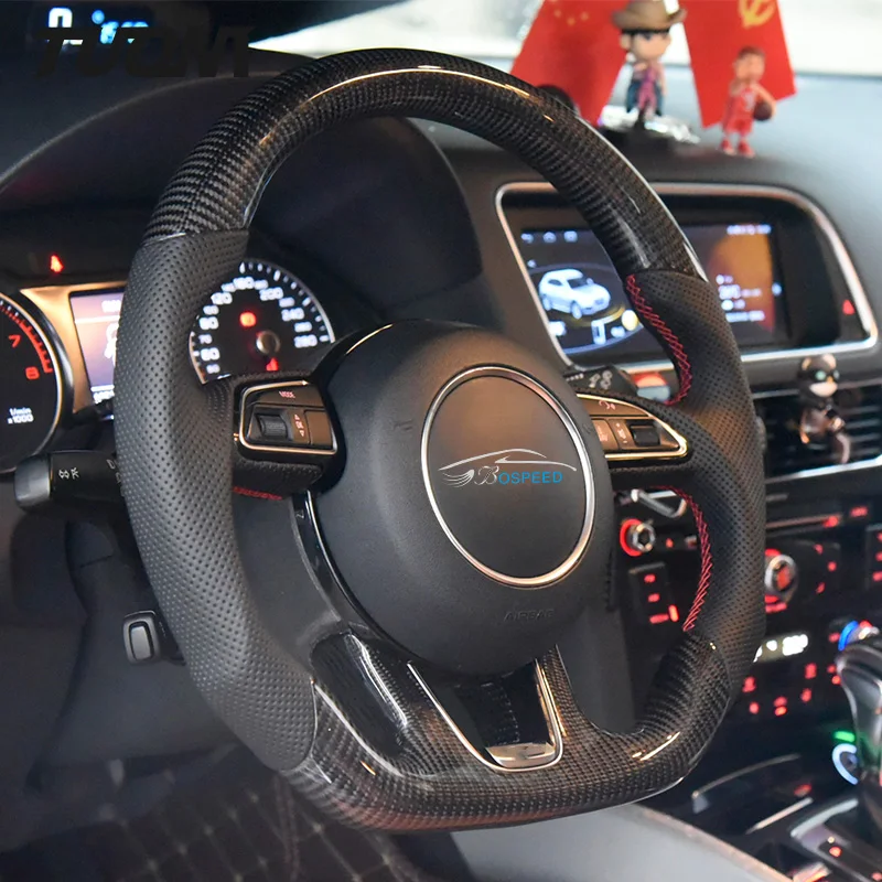 Подходит для Audi A3 8P A4 B9 A6 C7 A5 Q3 Q7 S3 8V S5 Rs3 Rs5 TTS 8J MK3 R8 SQ5 Автомобильный руль с подогревом из кованого углеродного волокна
Подходит для Audi A3 8P A4 B9 A6 C7 A5 Q3 Q7 S3 8V S5 Rs3 Rs5 TTS 8J MK3 R8 SQ5 Автомобильный руль с подогревом из кованого углеродного волокна