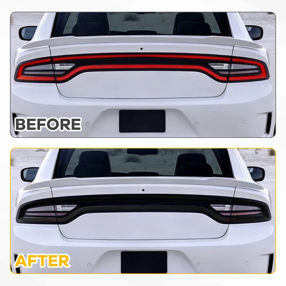 For 2015-2023 Dodge Charger Car Light Stickers Overlays Headlight Eyelid Vinyl Tint Film Tail Light Decal
For 2015-2023 Dodge Charger Car Light Stickers Overlays Headlight Eyelid Vinyl Tint Film Tail Light Decal