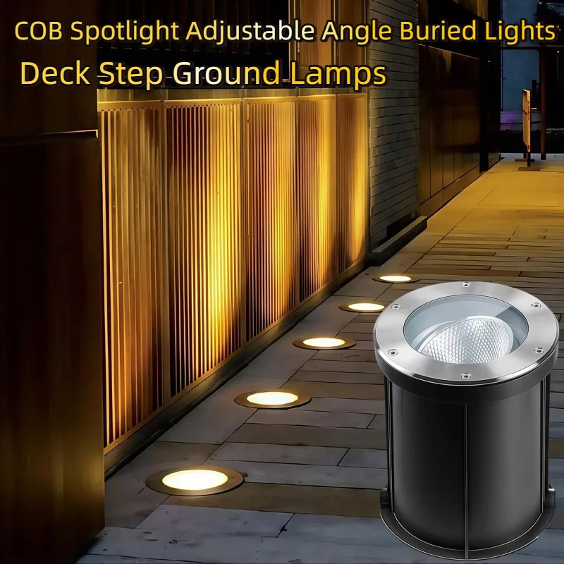 Garden Lawn Lamp Hotel Fence Beam Lighting 3W7W10W20W30W50W Deck Step Ground Lamps COB Spotlight Adjustable Angle Buried Lights
Garden Lawn Lamp Hotel Fence Beam Lighting 3W7W10W20W30W50W Deck Step Ground Lamps COB Spotlight Adjustable Angle Buried Lights