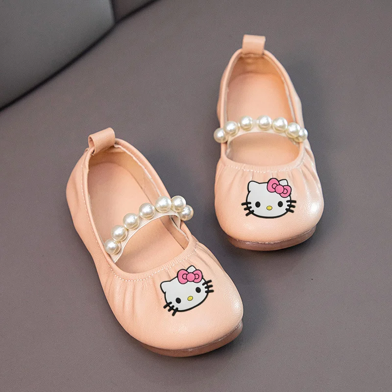 Детская обувь с мягкой подошвой для малышей hello kitty Sanrio, весенне-осенние сандалии, кожаная обувь для девочек
Детская обувь с мягкой подошвой для малышей hello kitty Sanrio, весенне-осенние сандалии, кожаная обувь для девочек