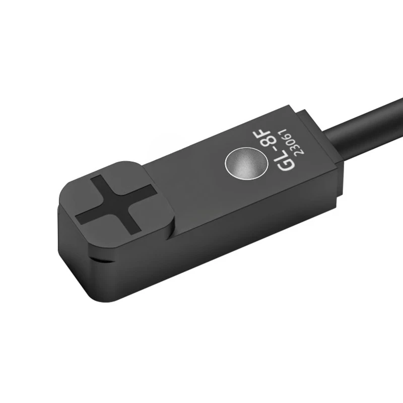Miniature metal proximity switch GL-8F square front limit induction sensor NPN/PNP three-wire 24V
Miniature metal proximity switch GL-8F square front limit induction sensor NPN/PNP three-wire 24V