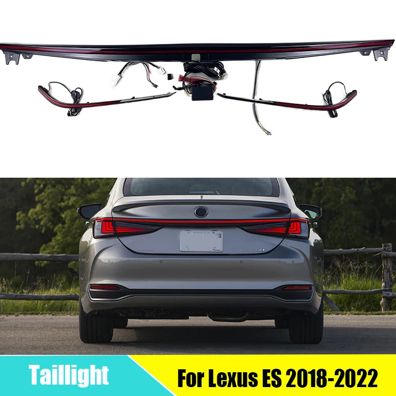 Led Dynamic Through Truck Tail Light Flowing Water Retrofit Streamer Tail Cross Lamp Taillamp Assembly For Lexus ES 2018-2022
Led Dynamic Through Truck Tail Light Flowing Water Retrofit Streamer Tail Cross Lamp Taillamp Assembly For Lexus ES 2018-2022