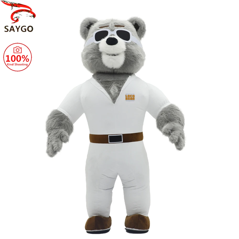 SAYGO Mr. Bear Inflatable Clothing Mascot Parade Adult Character Cosplay Animal Birthday Party Commercial Event Plush Set
SAYGO Mr. Bear Inflatable Clothing Mascot Parade Adult Character Cosplay Animal Birthday Party Commercial Event Plush Set