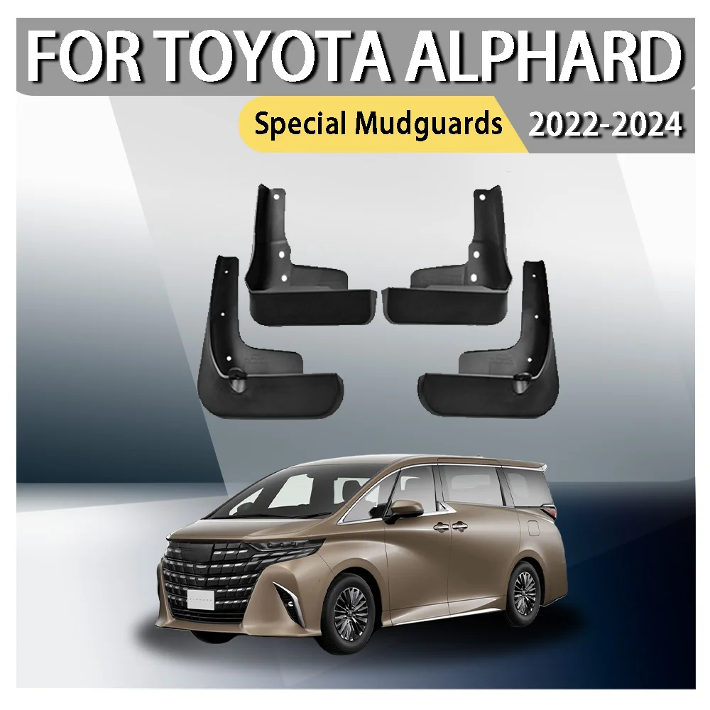 For Toyota Alphard Special Mudguards 2022 2023 2024 Black Rear Wheel SplashGuard Mud Fenders Kit 4Pcs ABS Plastic Upgrade
For Toyota Alphard Special Mudguards 2022 2023 2024 Black Rear Wheel SplashGuard Mud Fenders Kit 4Pcs ABS Plastic Upgrade