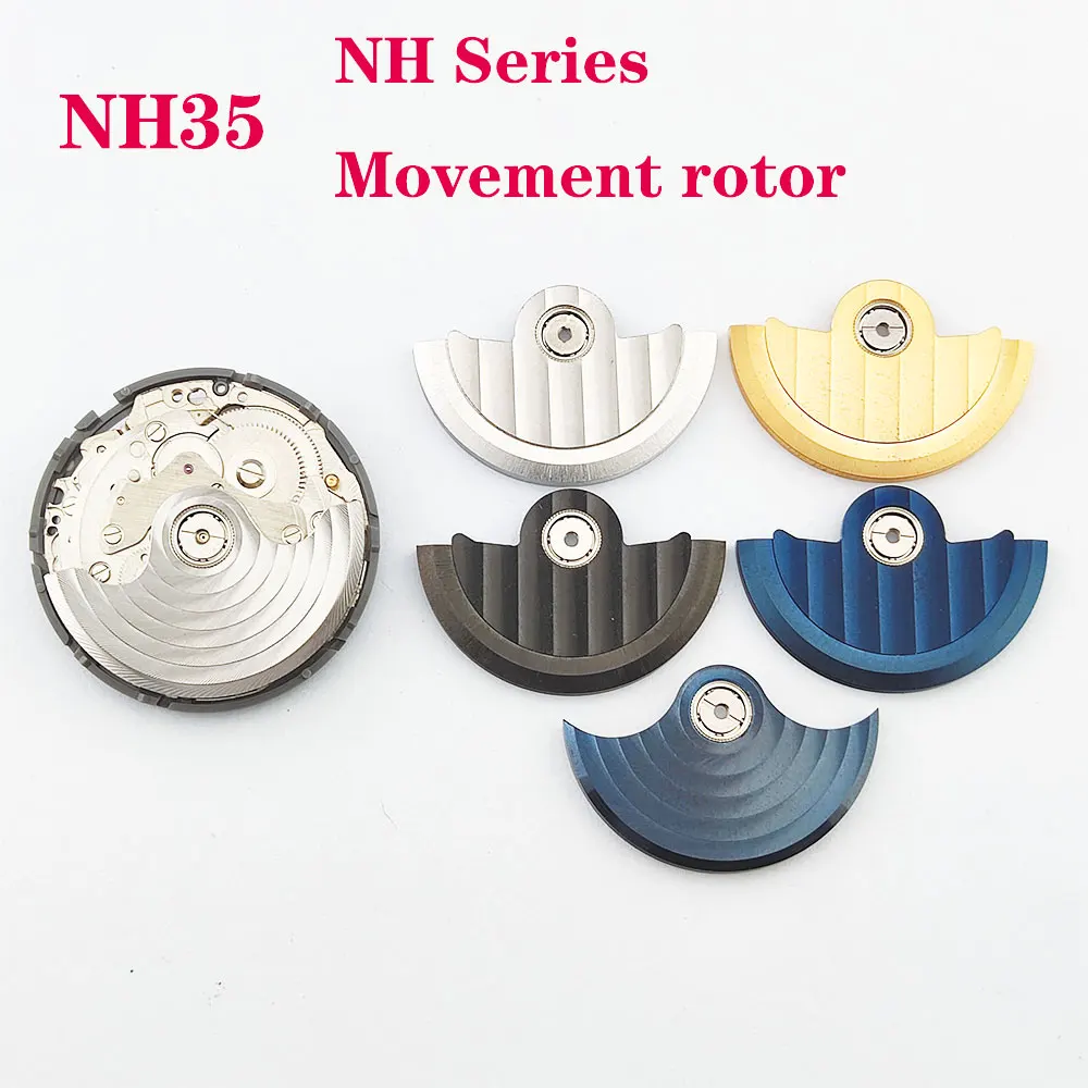 NH35 automatic movement rotor is suitable for NH35, NH36, NH38, NH39 4R movement rotor transformation
NH35 automatic movement rotor is suitable for NH35, NH36, NH38, NH39 4R movement rotor transformation