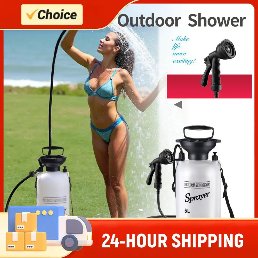Portable Water Sprayer with 3 Meter Long Hose Portable Shower Multi-Functional Shower Pump for Hiking Traveling Garden Beach
Portable Water Sprayer with 3 Meter Long Hose Portable Shower Multi-Functional Shower Pump for Hiking Traveling Garden Beach