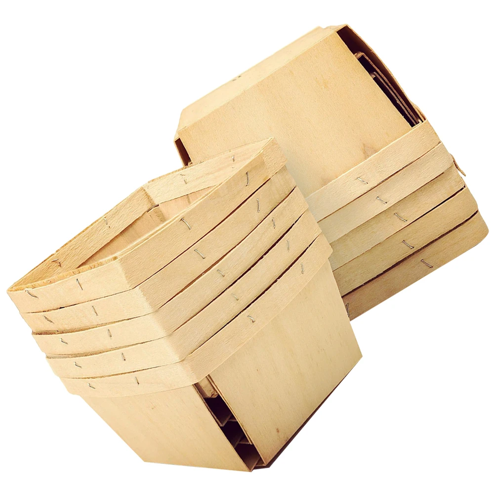 10pcs Wooden Fruit Baskets Long Lasting Wood Material Storage Berry Vegetable Kitchen Picnic Home Decor
10pcs Wooden Fruit Baskets Long Lasting Wood Material Storage Berry Vegetable Kitchen Picnic Home Decor