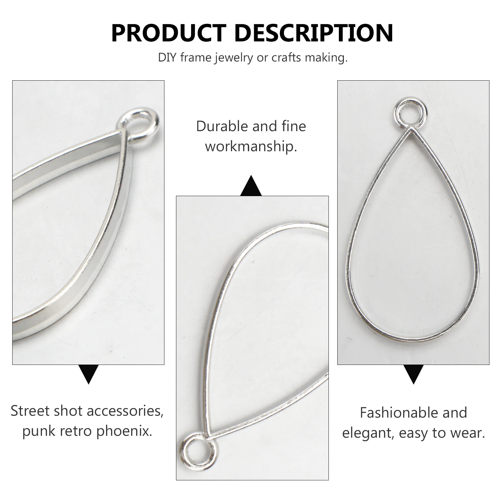 50pcs Diy Pendant Creative Jewelry Accessories Necklace Bracelet Keychain Bag Ornament Hanging Crafts Material For Party Favor
50pcs Diy Pendant Creative Jewelry Accessories Necklace Bracelet Keychain Bag Ornament Hanging Crafts Material For Party Favor