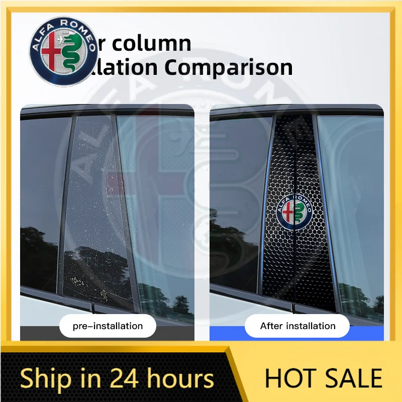 2Pcs Car Stickers B-Pillar Decals Auto Center Column Decoration For Alfa Romeo Giulia Stelvio Junior Tonale 33 Stradale 4C Giuli
2Pcs Car Stickers B-Pillar Decals Auto Center Column Decoration For Alfa Romeo Giulia Stelvio Junior Tonale 33 Stradale 4C Giuli